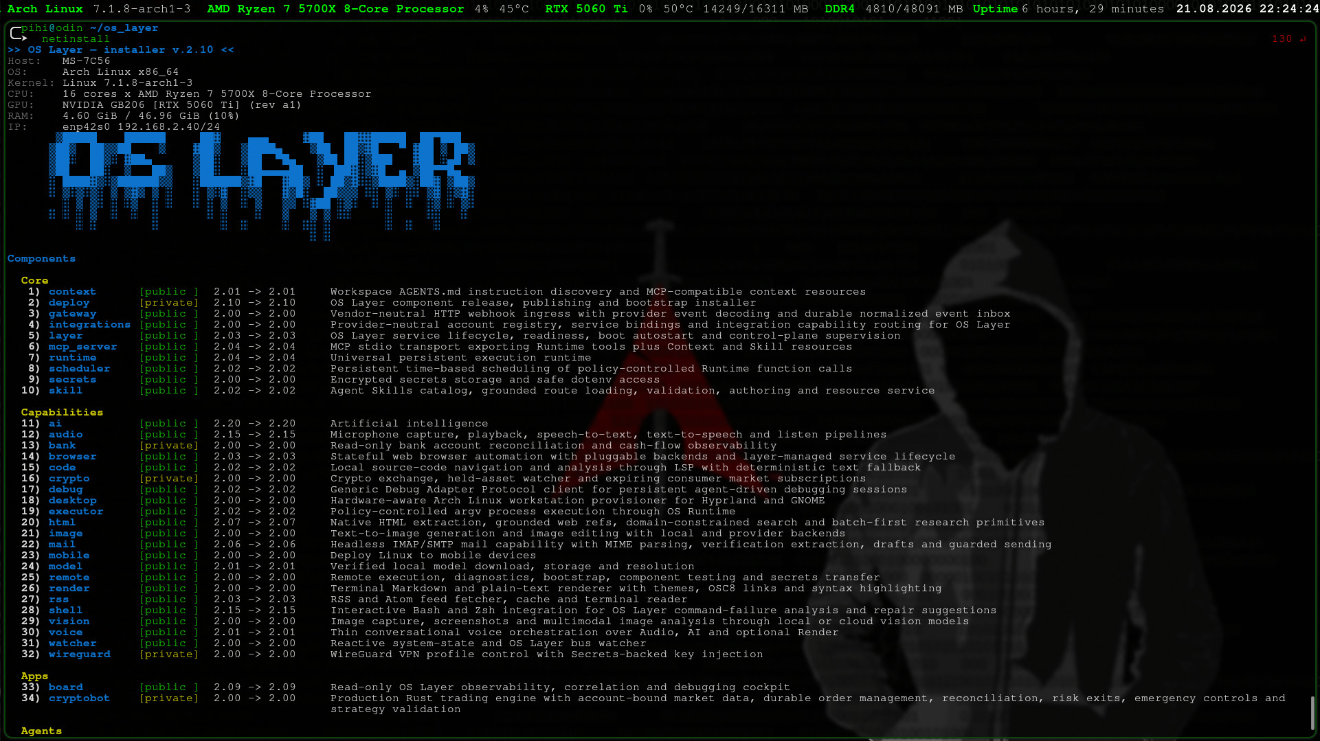 OS Layer — installer 
